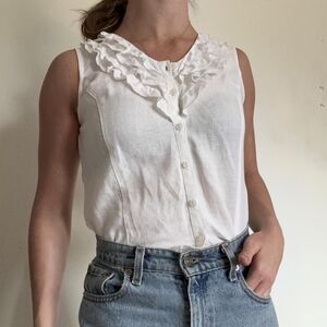 Jones New York White Blouse